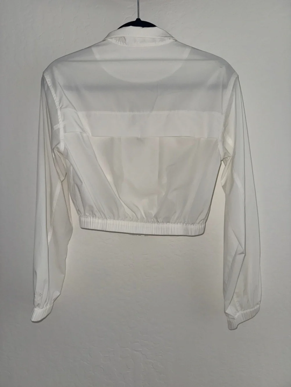 Aspen Cropped Jacket in Bright White, size XS
